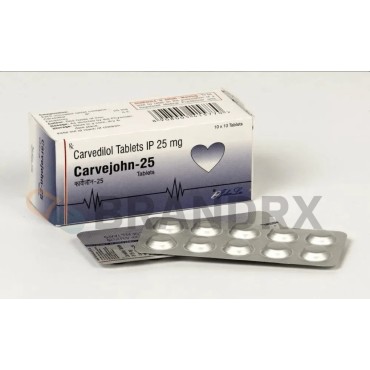 Carvejohn 25 mg Johnlee Pharmaceuticals