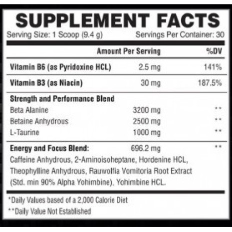 Centurion Labz Rage XXX Pre-Workout 280g Centurion Laboratories